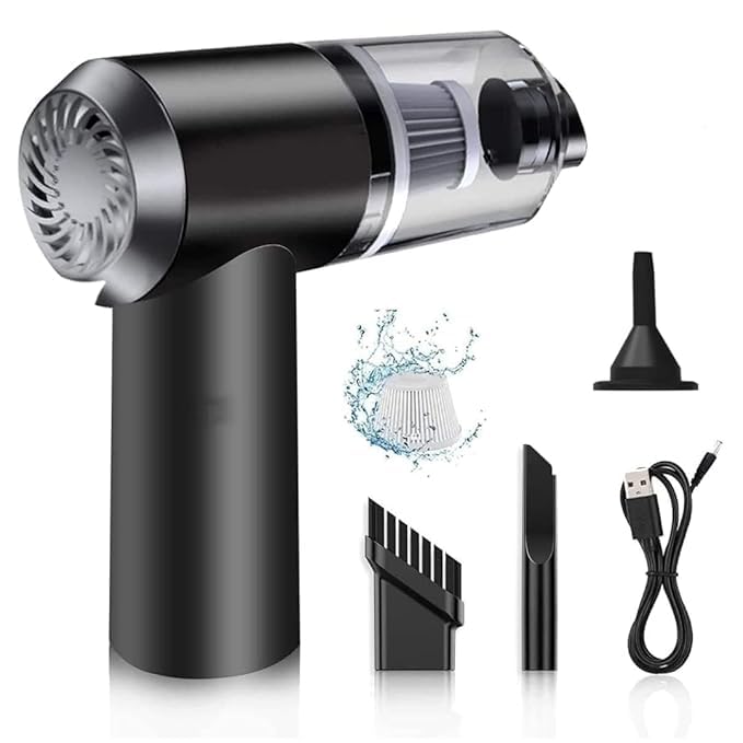 3-in-1 Portable Car Vacuum Cleaner with Blower